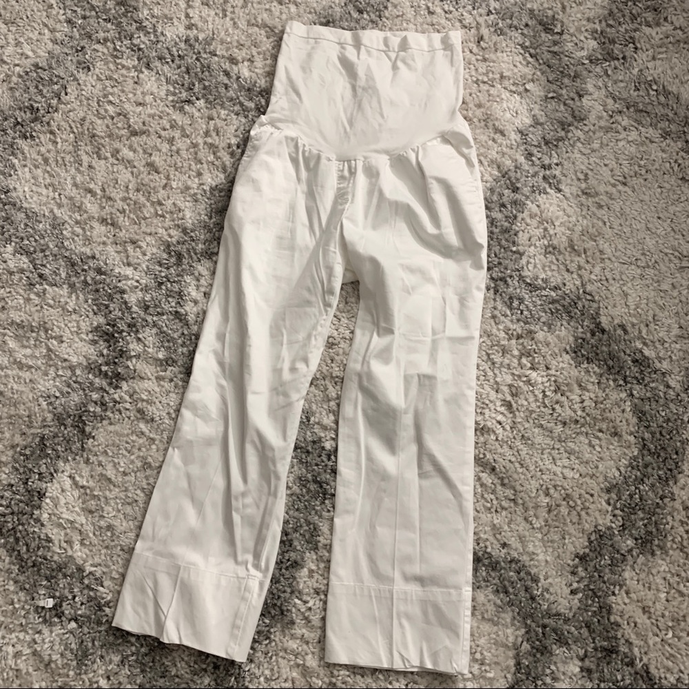 Mimi Maternity White Pants